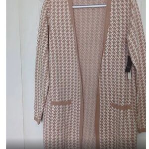 Verve Ami taupe mixed cardigan